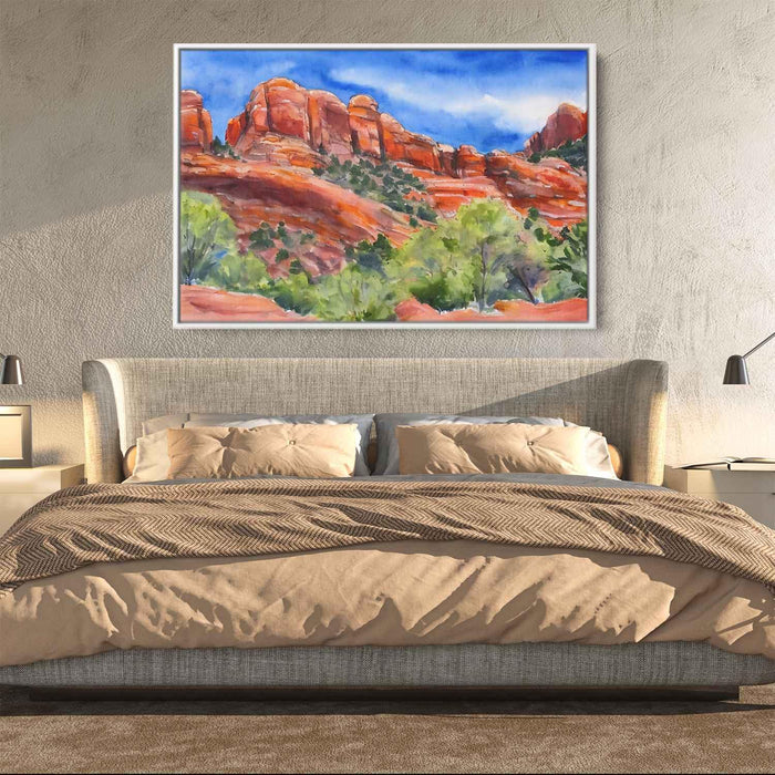 Watercolor Sedona Red Rocks #118 - Kanvah