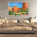 Watercolor Sedona Red Rocks #126 - Kanvah