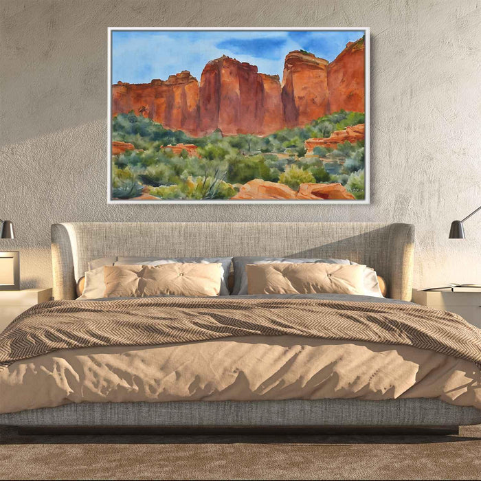Watercolor Sedona Red Rocks #133 - Kanvah