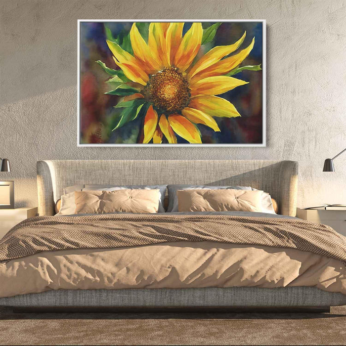 Watercolor Sunflower #136 - Kanvah