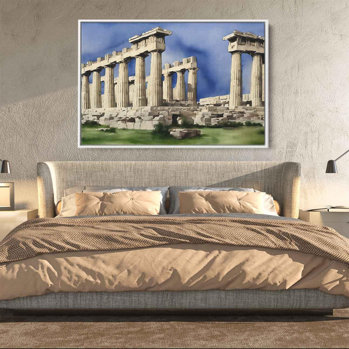 Watercolor Parthenon #103 - Kanvah