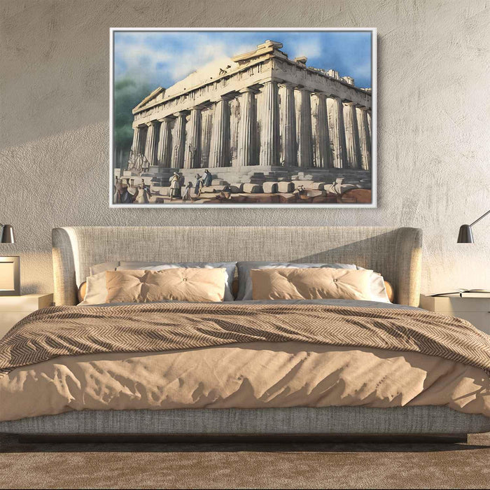 Watercolor Parthenon #107 - Kanvah