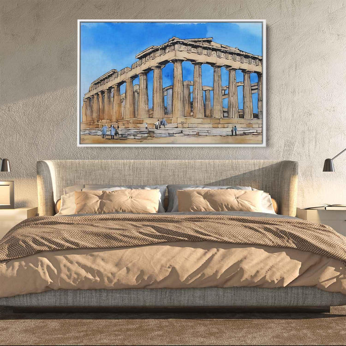 Watercolor Parthenon #114 - Kanvah