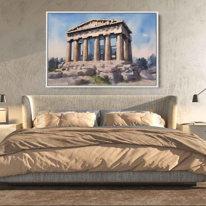 Watercolor Parthenon #127 - Kanvah