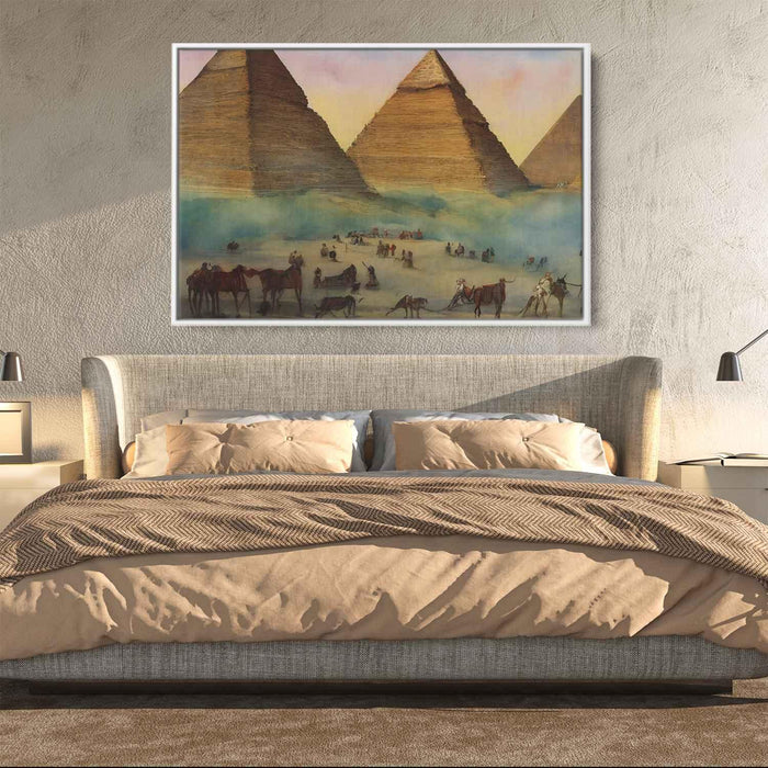 Watercolor Pyramids of Giza #107 - Kanvah