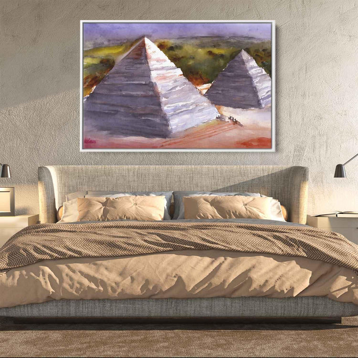 Watercolor Pyramids of Giza #118 - Kanvah