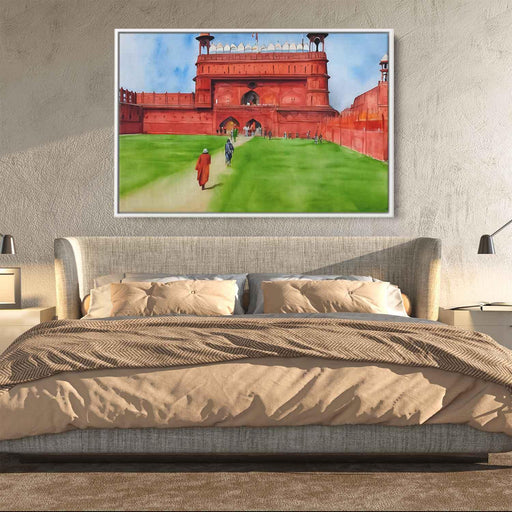 Watercolor Red Fort #103 - Kanvah