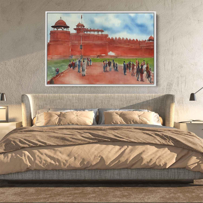 Watercolor Red Fort #118 - Kanvah