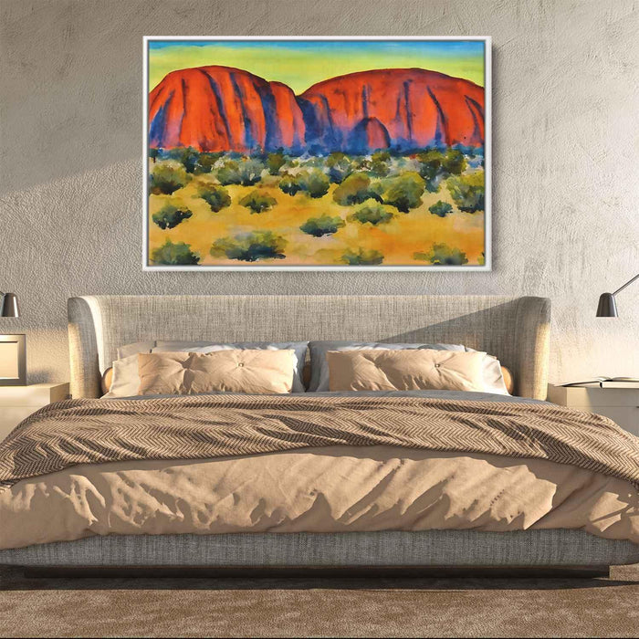 Watercolor Uluru #111 - Kanvah