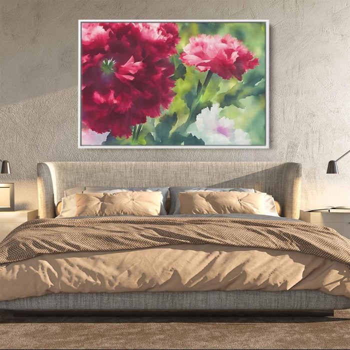 Watercolour Painting Carnations #156 - Kanvah