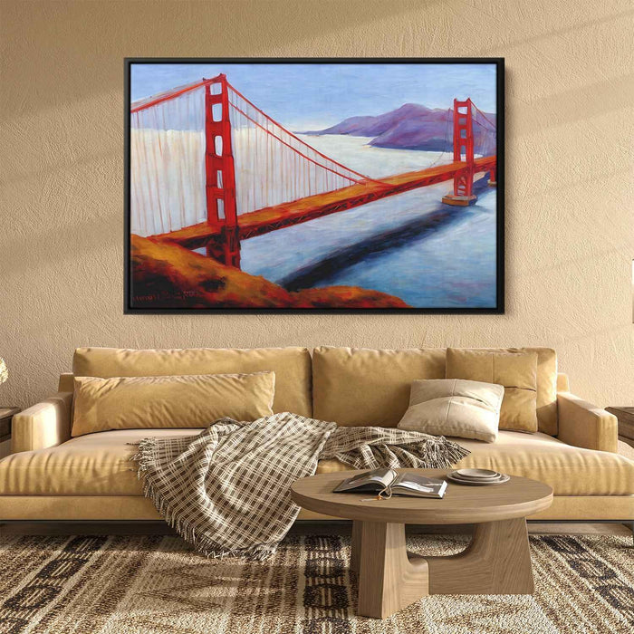 Abstract Golden Gate Bridge #118 - Kanvah