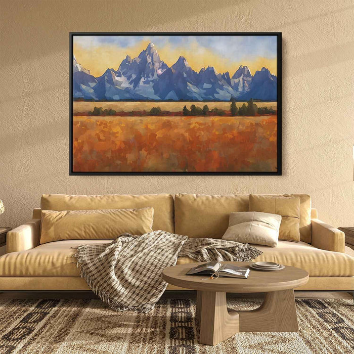 Abstract Grand Tetons #111 - Kanvah