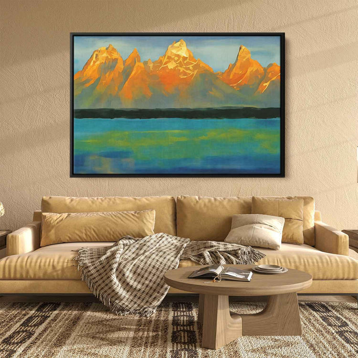 Abstract Grand Tetons #117 - Kanvah