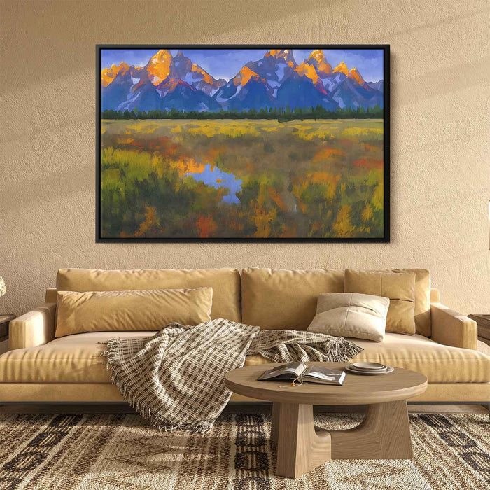 Abstract Grand Tetons #124 - Kanvah