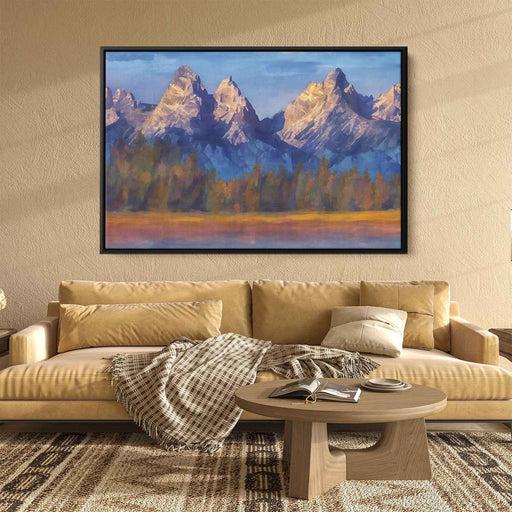 Abstract Grand Tetons #126 - Kanvah