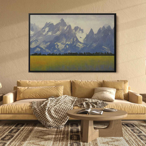 Abstract Grand Tetons #134 - Kanvah