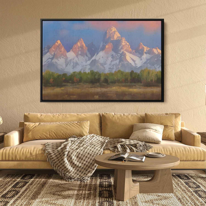 Abstract Grand Tetons #135 - Kanvah