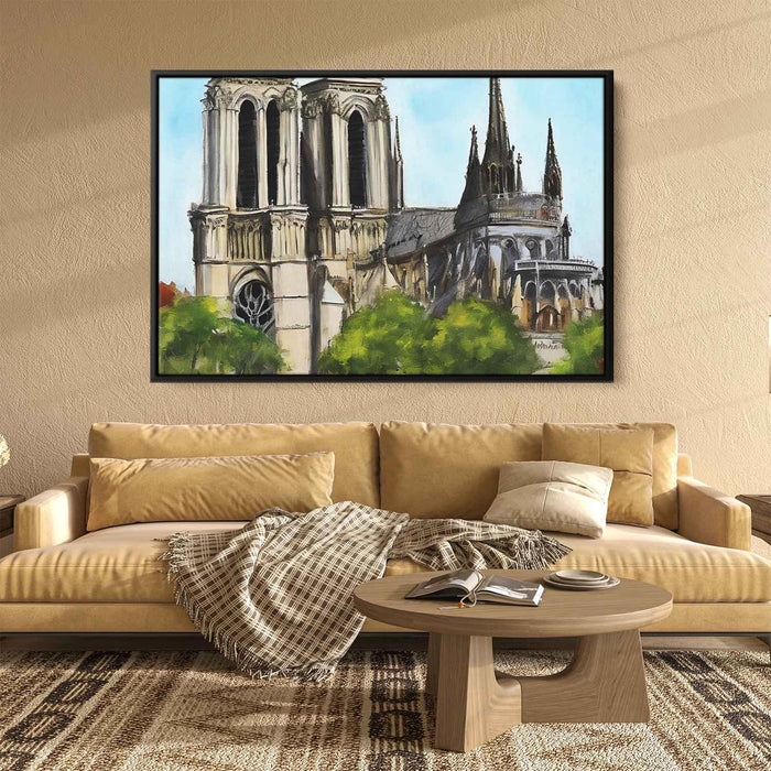 Abstract Notre Dame Cathedral #128 - Kanvah