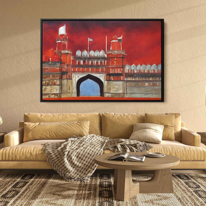 Abstract Red Fort #111 - Kanvah