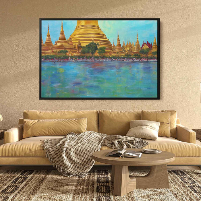 Abstract Shwedagon Pagoda #111 - Kanvah