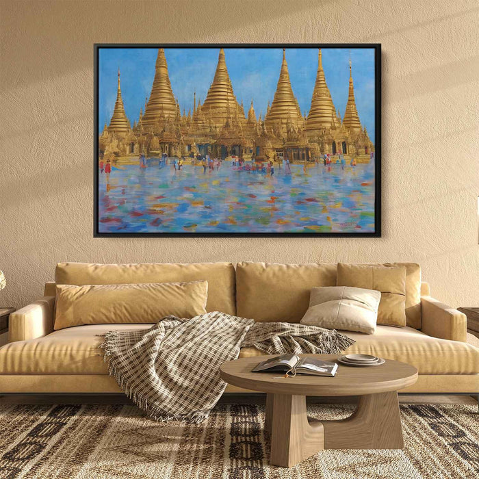 Abstract Shwedagon Pagoda #118 - Kanvah