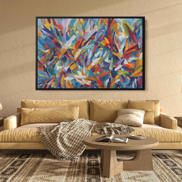 Cubist Oil Birds of Paradise #124 - Kanvah