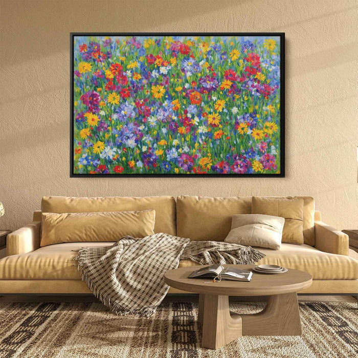 Cubist Oil Wild Flowers #124 - Kanvah