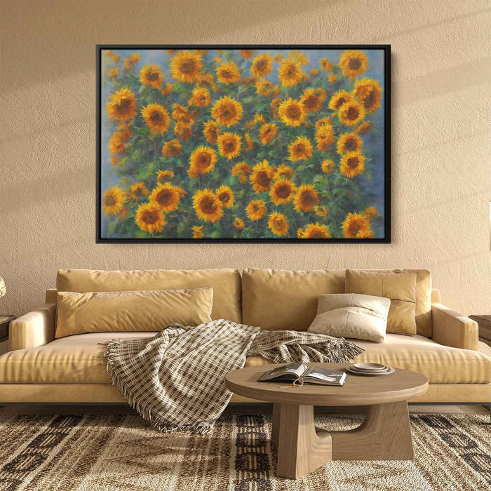 Enchanting Abstract Sunflowers #107 - Kanvah