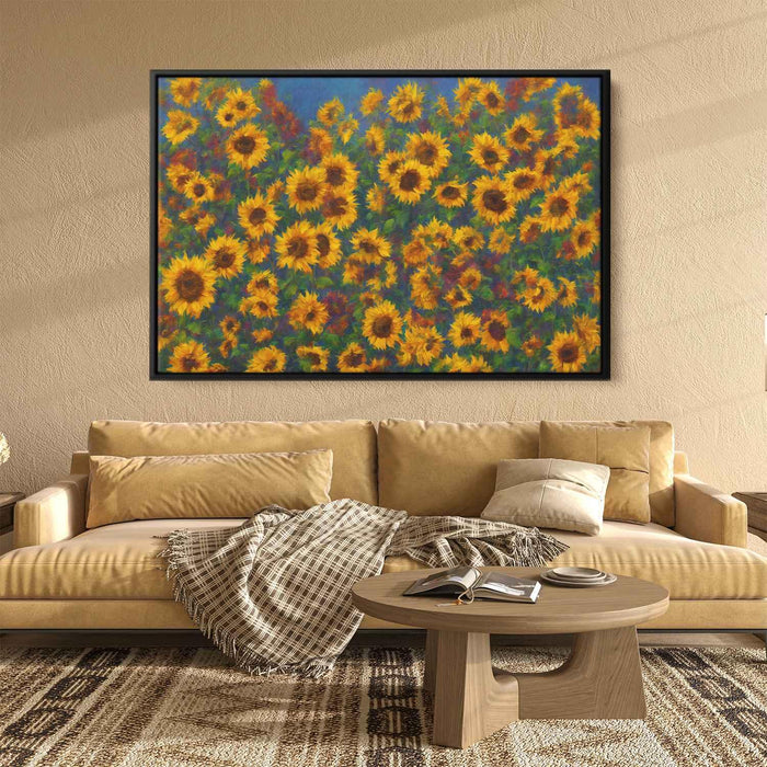 Enchanting Abstract Sunflowers #111 - Kanvah