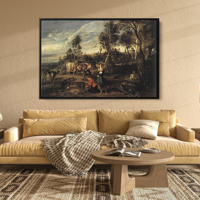 Farm at Laken by Peter Paul Rubens - Canvas Artwork