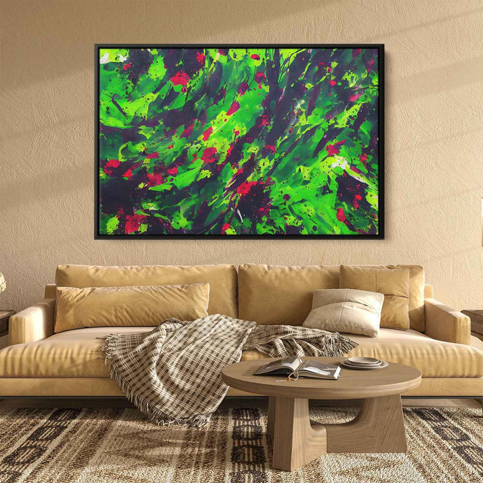 Green Abstract Splatter #127 - Kanvah