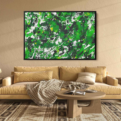 Green Abstract Splatter #134 - Kanvah