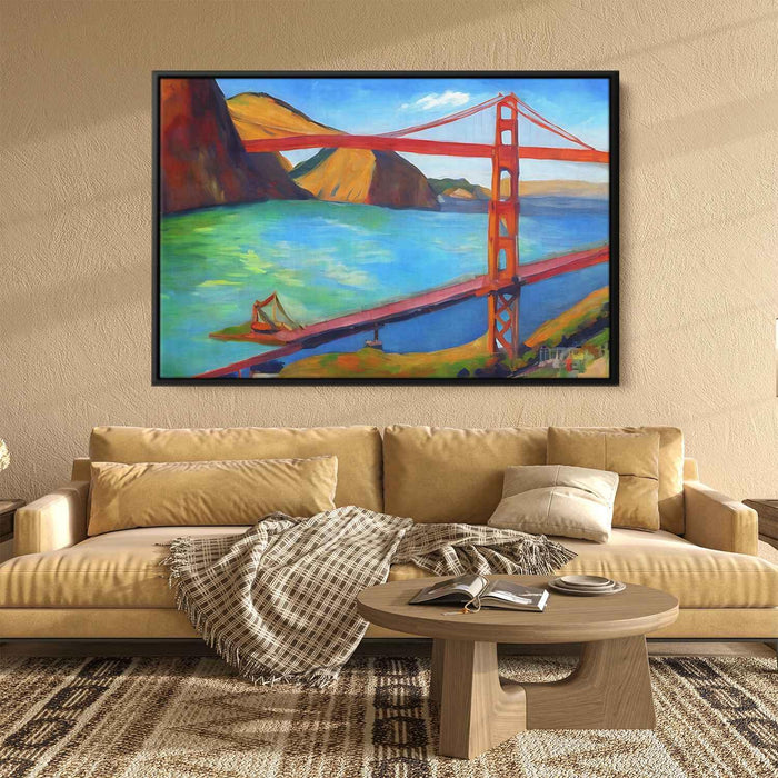 Impressionism Golden Gate Bridge #103 - Kanvah