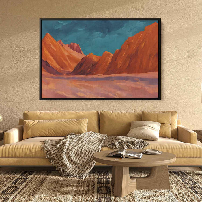 Line Art Desert Mountains #126 - Kanvah
