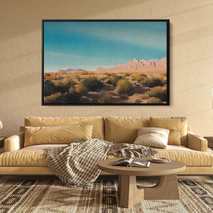 Line Art Desert Mountains #127 - Kanvah
