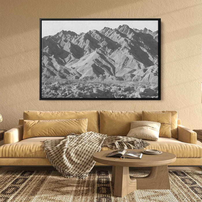 Line Art Desert Mountains #136 - Kanvah