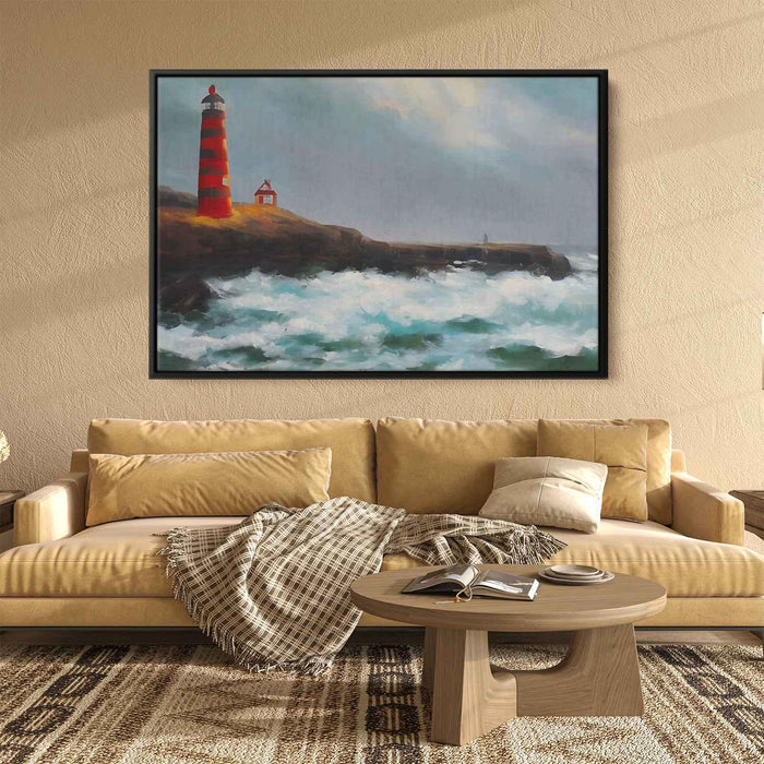 Stormy Lighthouse #124 - Kanvah