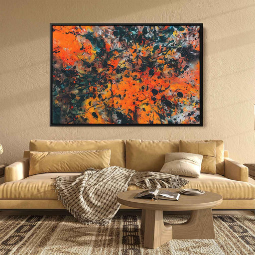 Orange Abstract Splatter #111 - Kanvah