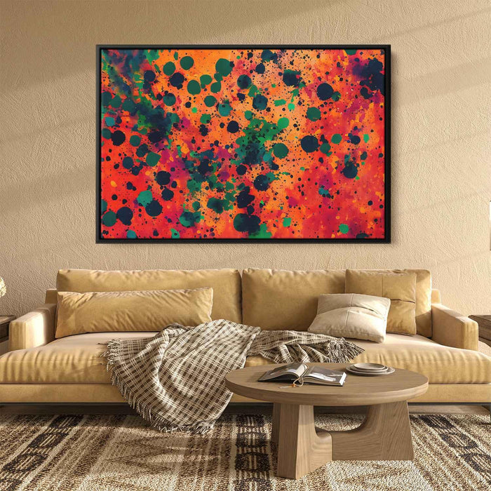 Orange Abstract Splatter #117 - Kanvah