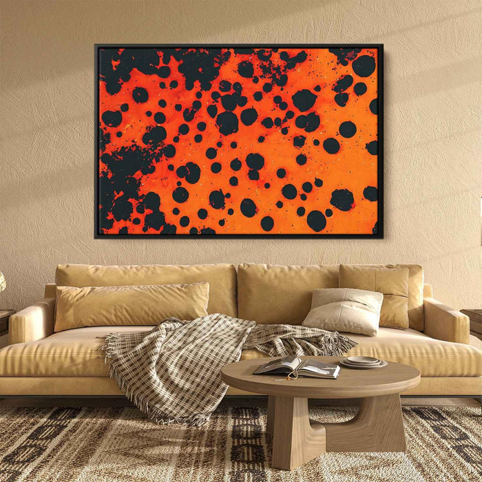 Orange Abstract Splatter #118 - Kanvah