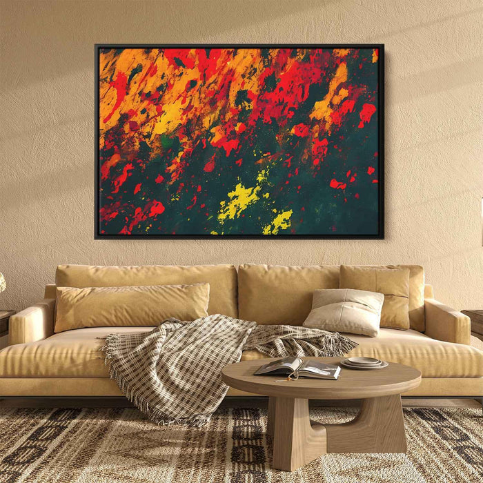 Orange Abstract Splatter #128 - Kanvah