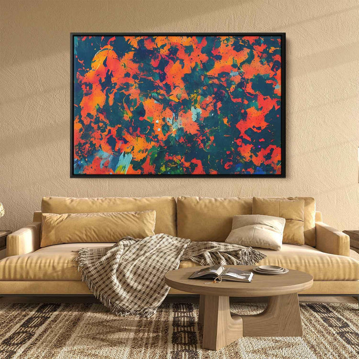 Orange Abstract Splatter #133 - Kanvah