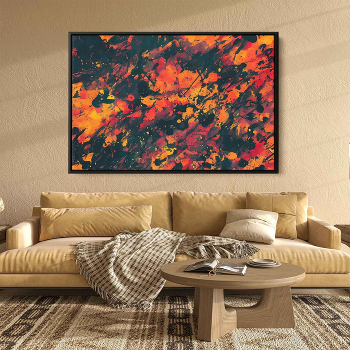 Orange Abstract Splatter #134 - Kanvah