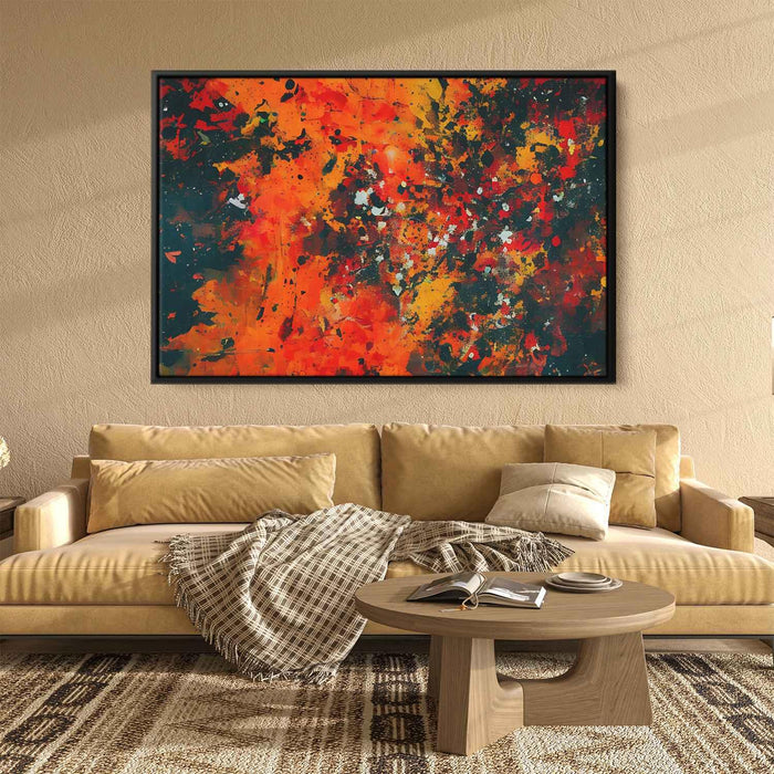 Orange Abstract Splatter #135 - Kanvah