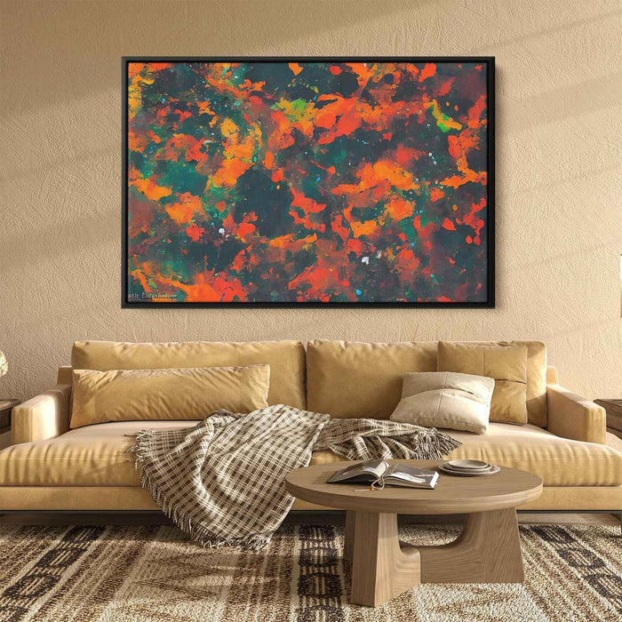Orange Abstract Splatter #136 - Kanvah