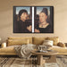 Portraits of Willem Moreel and His Wife by Hans Memling - Canvas Artwork