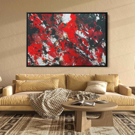 Red Abstract Splatter #117 - Kanvah