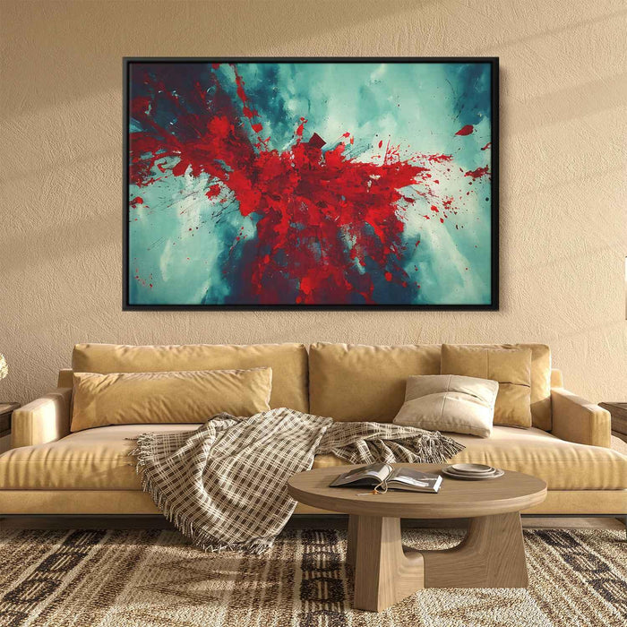 Red Abstract Splatter #118 - Kanvah