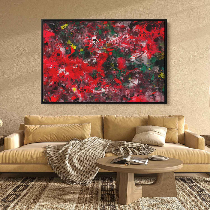 Red Abstract Splatter #135 - Kanvah