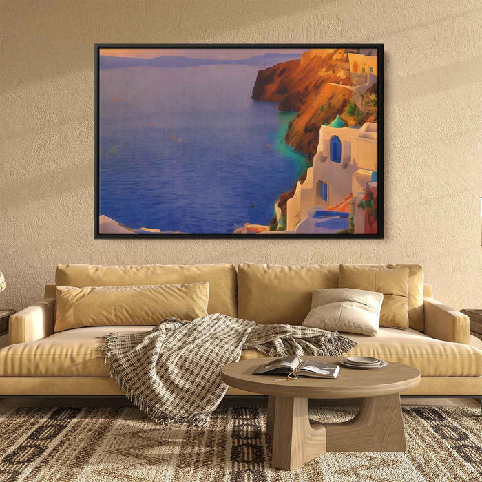 Impressionism Santorini #107 - Kanvah